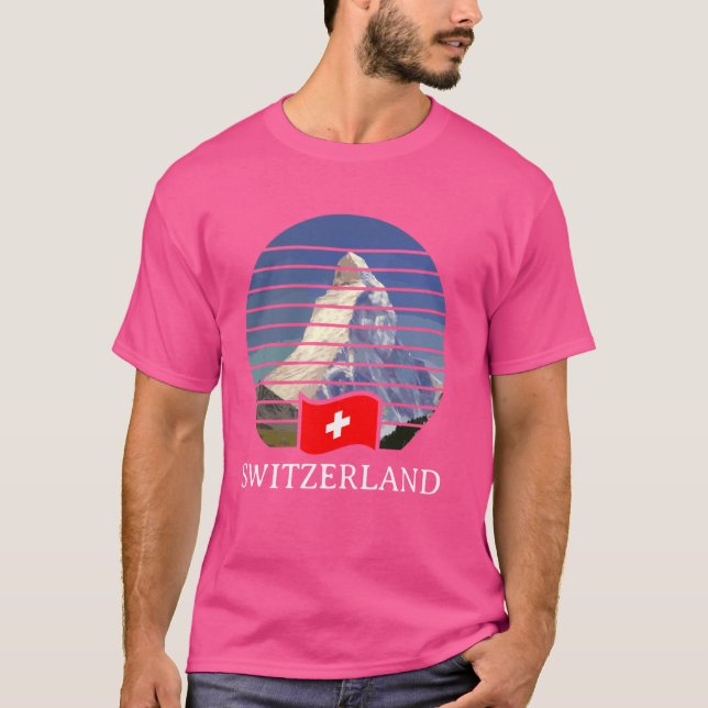 Camiseta Montañas Suiza Matterhorn Hiki (Anverso)