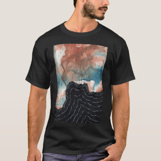 Camiseta Montañas tambaleantes Manga de béisbol
