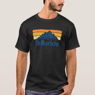 Camiseta Montañas Telluride Colorado Retro Vib de los 80