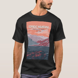 Camiseta Montañas Torngat Parque nacional Canadá Arte de vi