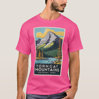 Camiseta Montañas Torngat Parque Nacional Canada Vintage Tr