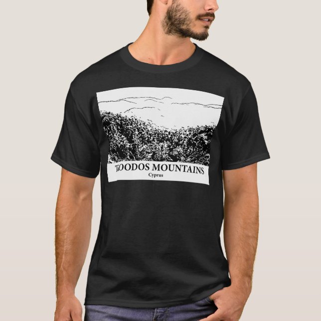 Camiseta Montañas Troodos - Chipre Activo (Anverso)