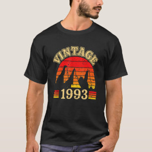 Camiseta Montañas Vintage 1993 Senderismo por los 30 años u