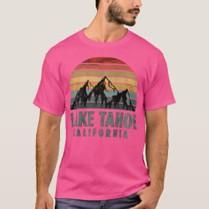 Camiseta Montañas Vintage del Lago Tahoe California
