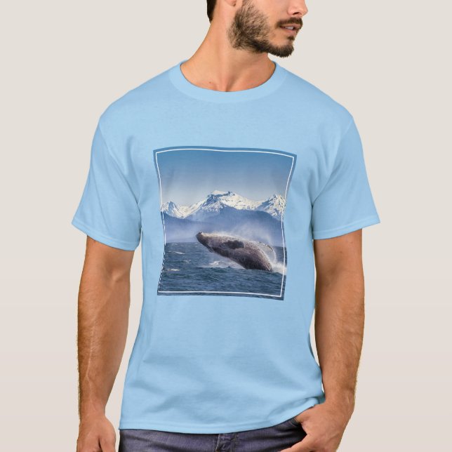 Camiseta Montañas | Violación de la Bahía de Glaciares de B (Anverso)