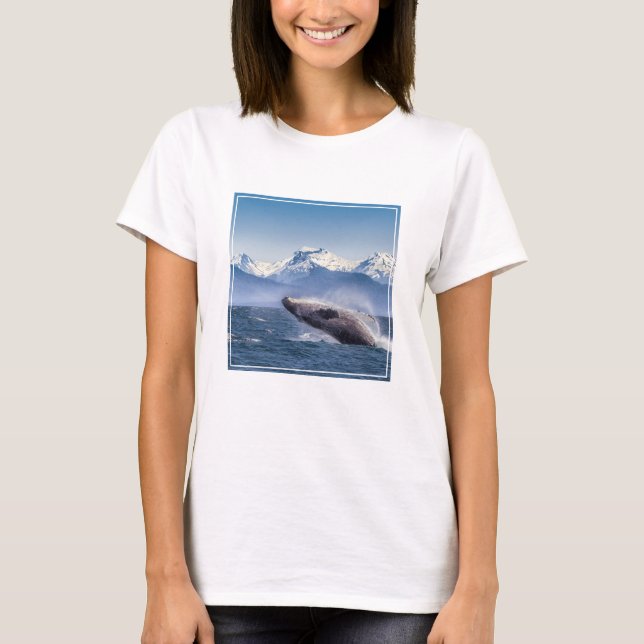 Camiseta Montañas | Violación de la Bahía de Glaciares de B (Anverso)