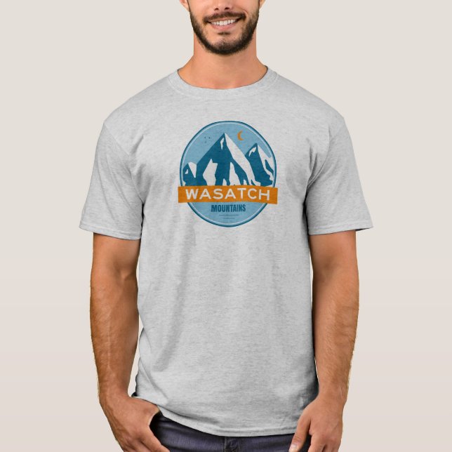 Camiseta Montañas Wasatch Utah (Anverso)