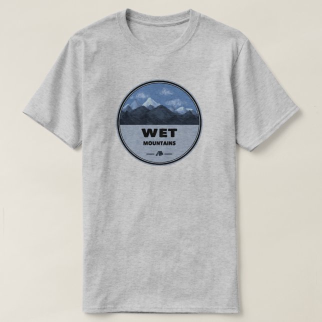 Camiseta Montañas Wet Camping Colorado (Diseño del anverso)