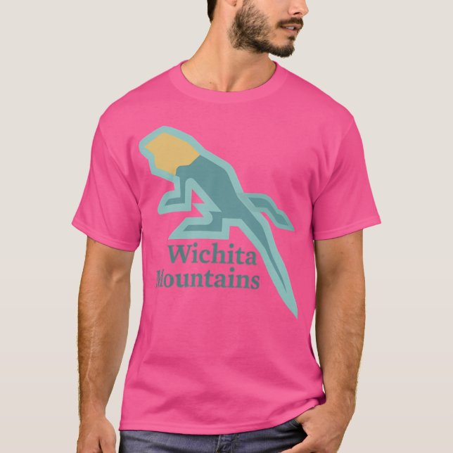 Camiseta Montañas Wichita Manga de Béisbol (Anverso)