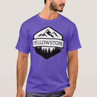 Camiseta Montañas y árboles de la Montana de piedra amarill