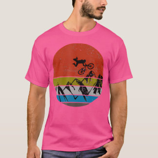 Camiseta Montañas Y Bicicletas Ideales Para Bicicletas Mont