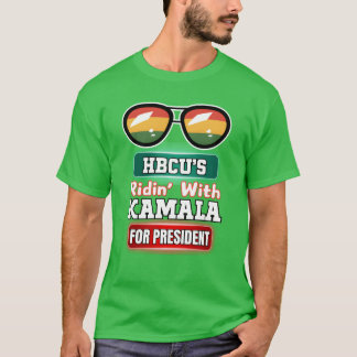 Camiseta Montando con Kamala HBCUs Unidos para la victoria