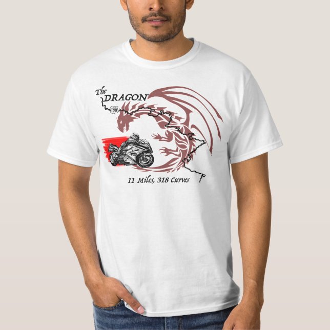 Camiseta Montando el dragón (Anverso)