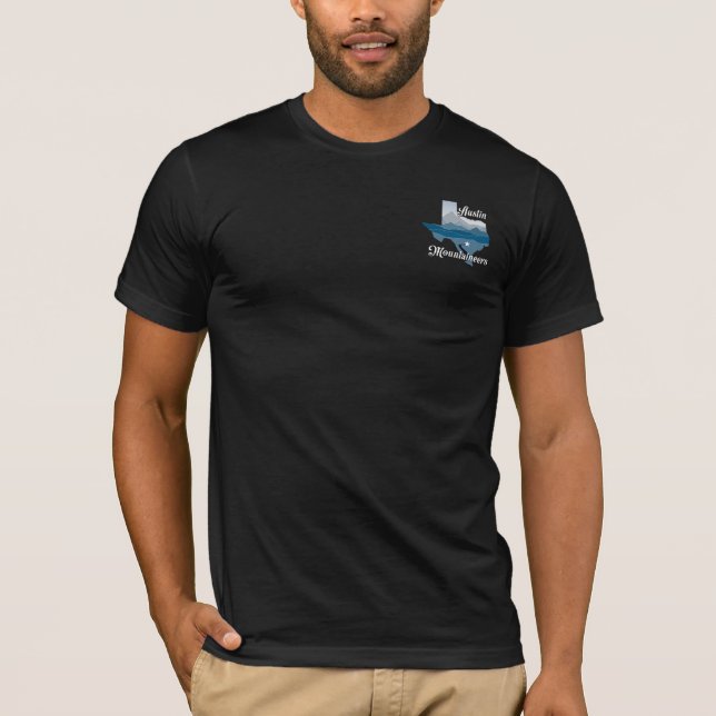 Camiseta Montañeros de Austin Bella Tee (Anverso)