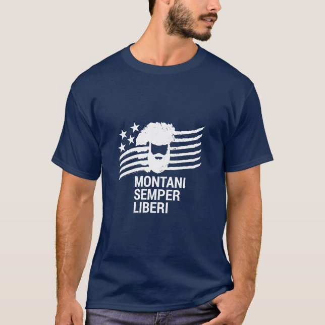 CAMISETA MONTANI SEMPER LIBERI (Anverso)
