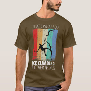 Camiseta Montañismo de escalada de hielo hacha montañismo