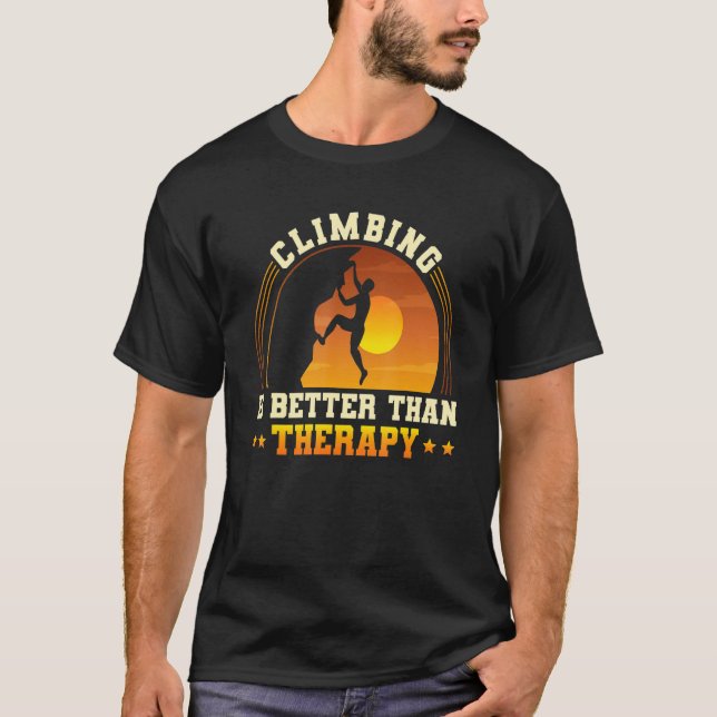 Camiseta Montañismo de escalada de roca Bouldering Salvar A (Anverso)