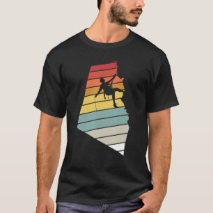 Camiseta Montañismo de montaña de escalada de roca vintage