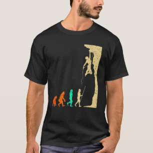 Camiseta Montañista Vintage Climbing Bouldering Motif