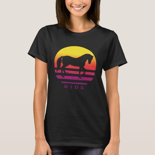 CAMISETA MONTAR A CABALLO (Anverso)