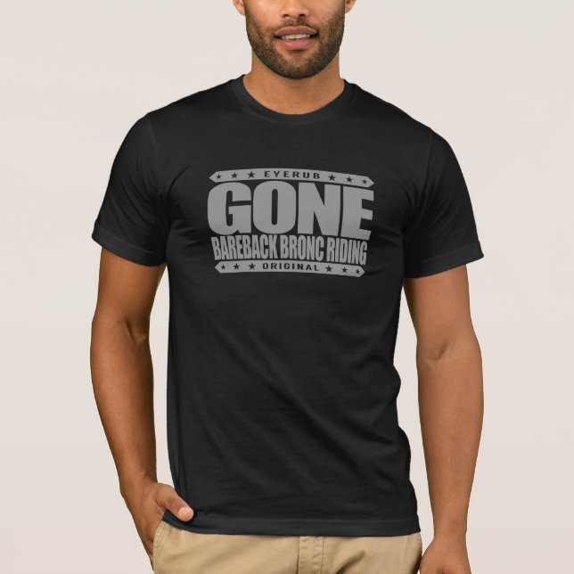 Camiseta MONTAR A CABALLO A PELO IDO del BRONC - (Anverso)