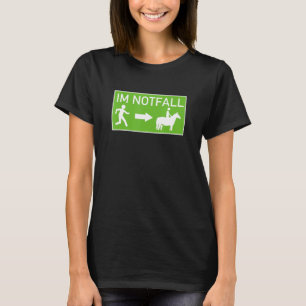 Camiseta Montar a caballo como ruta de escape en caballo em