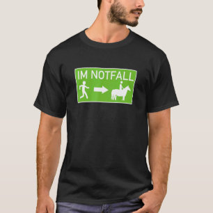Camiseta Montar a caballo como ruta de escape montando caba