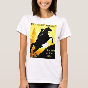 Camiseta Montar a caballo de resistencia extremo