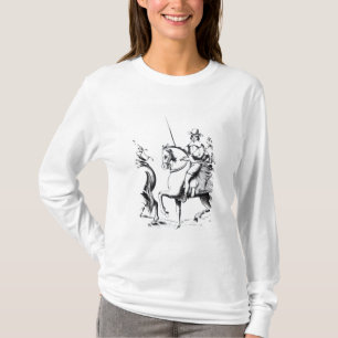 Camiseta Montar a caballo de señora Jane Lane con rey