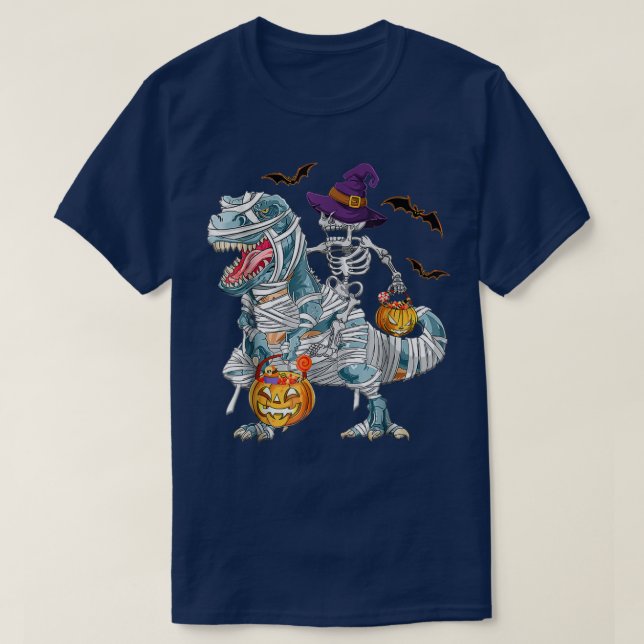 Camiseta Montar a la Mummy Dinosaur (Diseño del anverso)