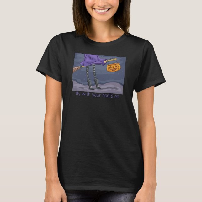 Camiseta Montar con las botas puestas (Anverso)