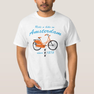 Camiseta Montar en bicicleta en Ámsterdam