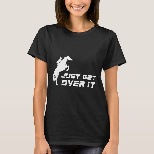 Camiseta Montar en inglés a caballo Chica Jumper Hunter (Anverso)