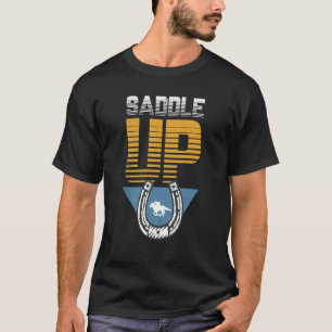 Camiseta Montar Herradura Ecuestre Silla De Caballo
