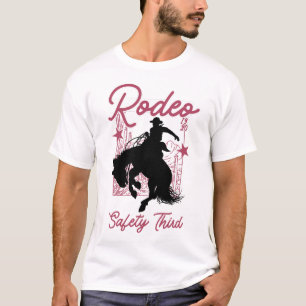 Camiseta Montar Toros con Seguridad en Tercer Lugar – Cowbo