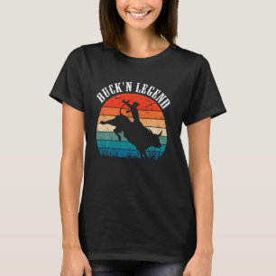Camiseta Montar toros, leyenda de la embestida, vaquero occ