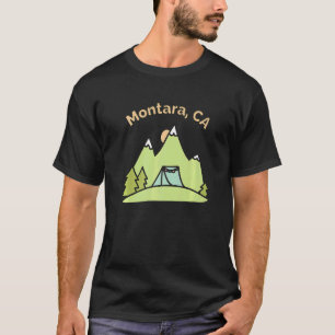 Camiseta Montara Ca Montañas Paseando Camping & Out