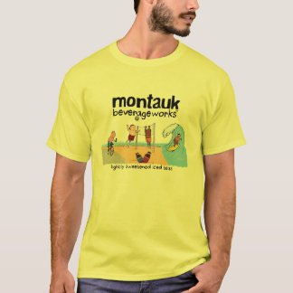 Camiseta Montauk BeverageWorks - playa y té helado