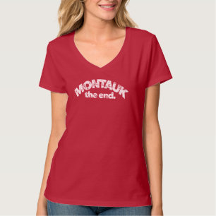Camiseta Montauk El Fin Long Island Nueva York Ditch Plains