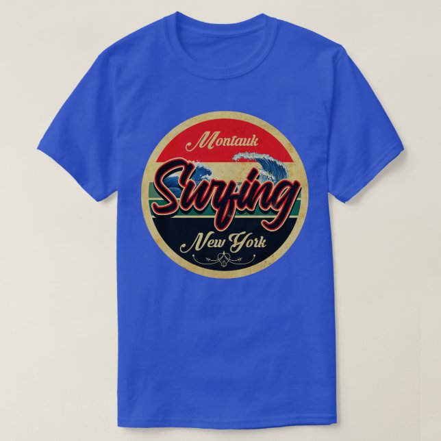 Camiseta Montauk New York Surfing (Diseño del anverso)