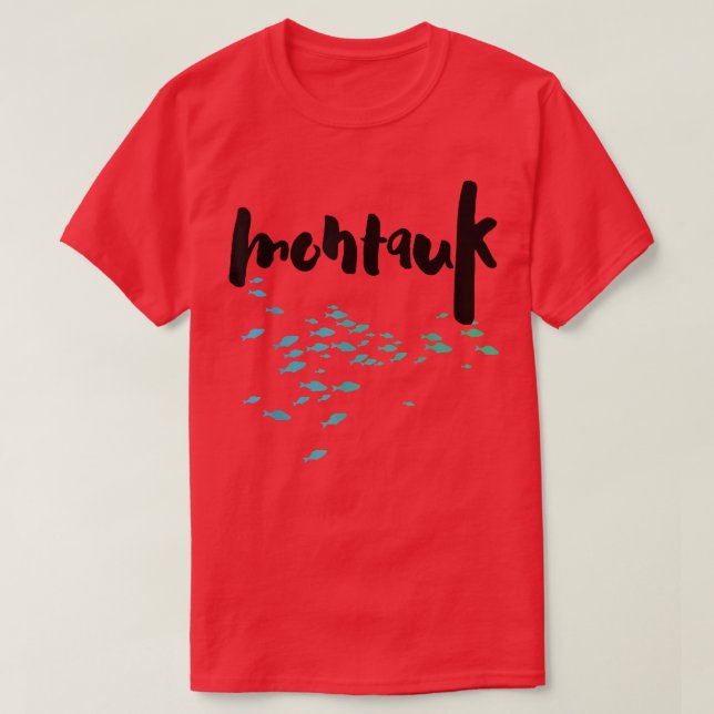 Camiseta Montauk, Nueva York (Diseño del anverso)