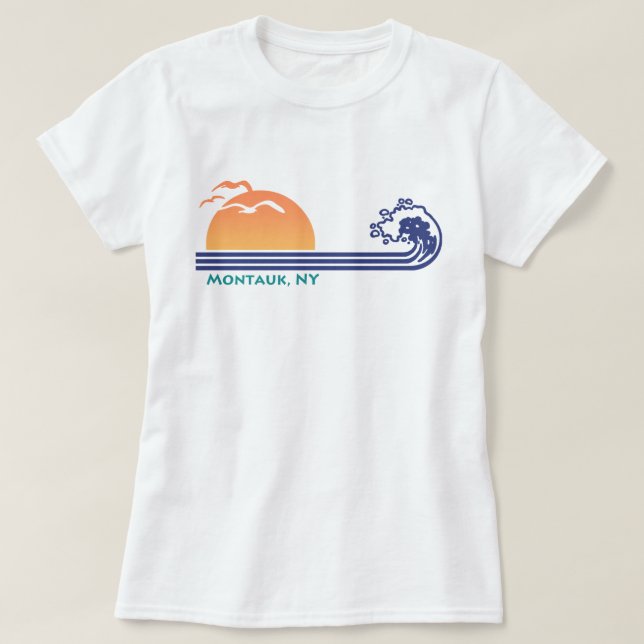 Camiseta Montauk NY (Diseño del anverso)