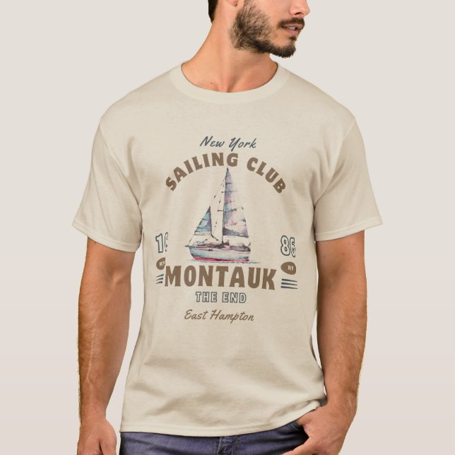 Camiseta Montauk NY Sailing Club (Anverso)