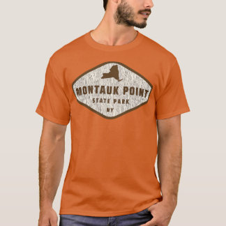 Camiseta Montauk Point State Park New York Tree Log Textura