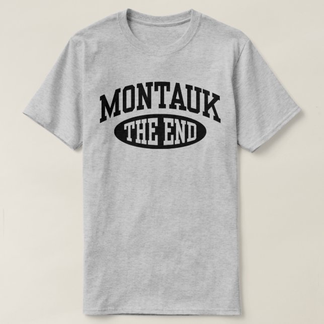 Camiseta Montauk The End (Diseño del anverso)