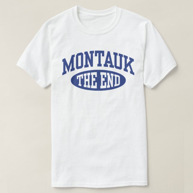 Camiseta Montauk The End (Diseño del anverso)
