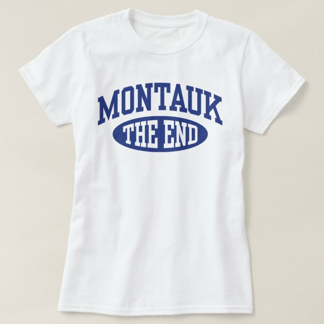 Camiseta Montauk The End (Diseño del anverso)