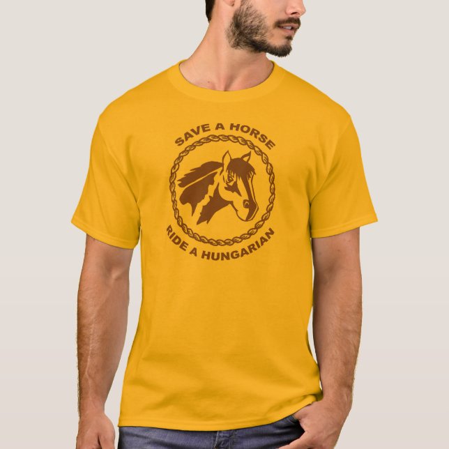 Camiseta Monte a un húngaro (Anverso)