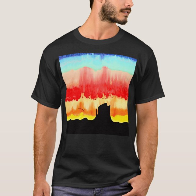 Camiseta Monte Atardecer   (Anverso)