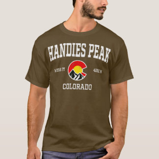 Camiseta Monte atlético vintage de Handies Peak Colorado en